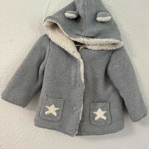 Hatley Cozy Gray Sherpa Jacket